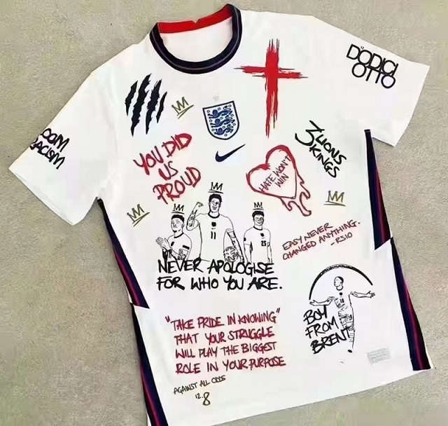 AAA Quality England 21/22 Special White Soccer Jersey